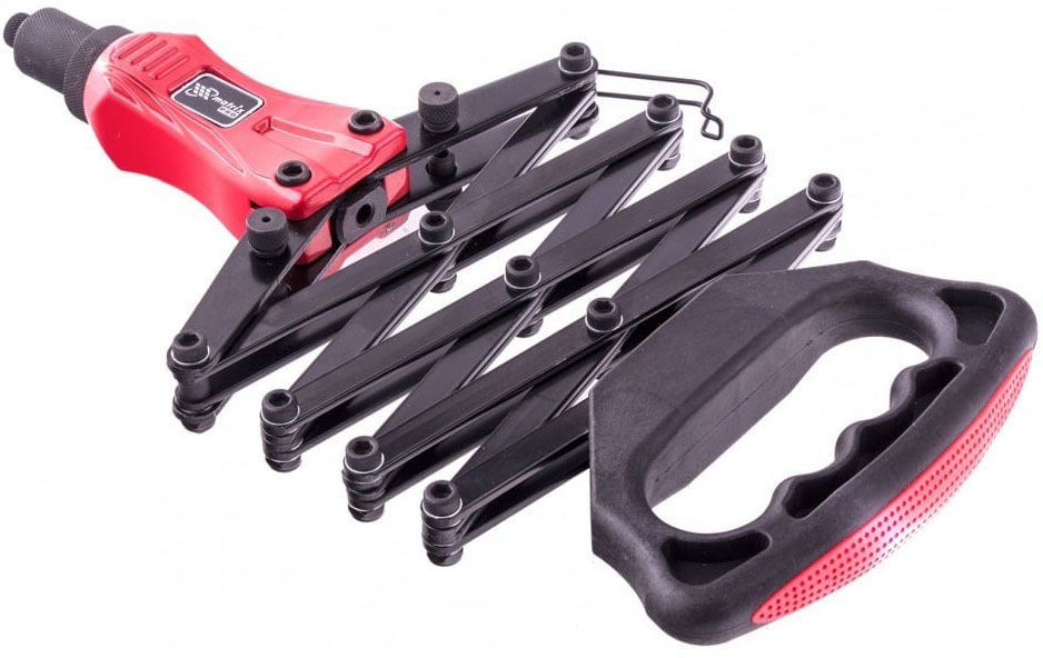 Заклепочник ручной вытяжной "Гармошка" (2.4-6.4 мм) усиленный Pro, Matrix 40548 - фото