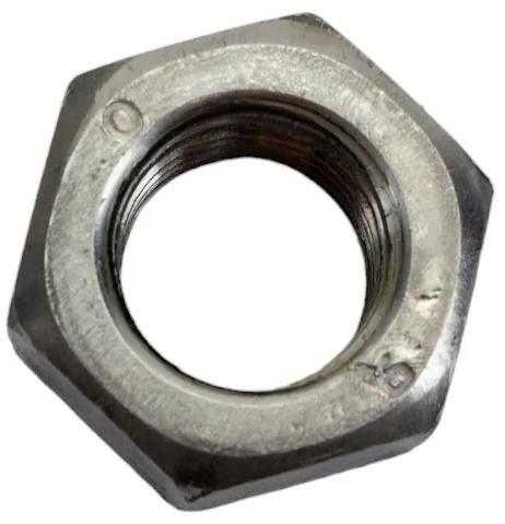Гайка высокопрочная шестигранная ISO 4032, класс прочности 12, сталь без покрытия - фото