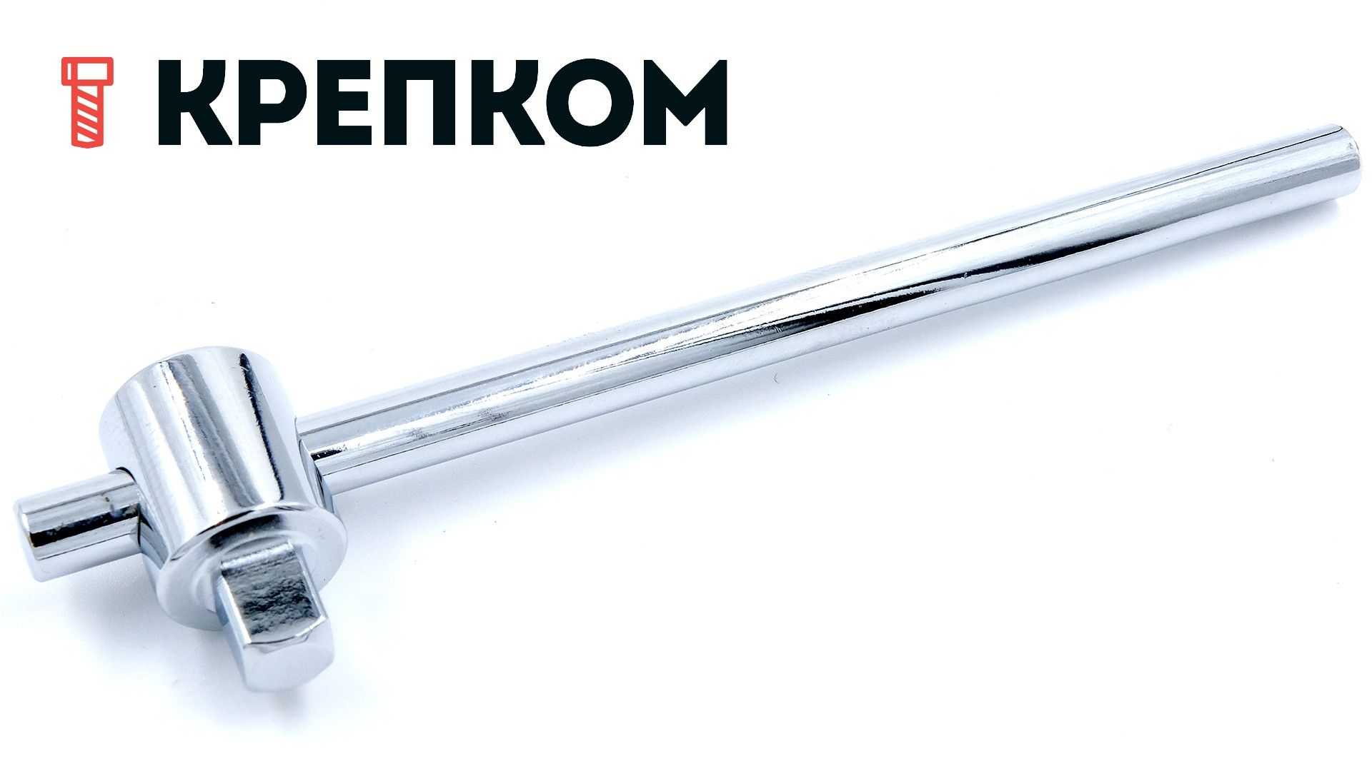 Изображение товара Вороток Т-образный 3/8"DR, 200 мм Ombra 263808 — надежный инструмент для ремонта