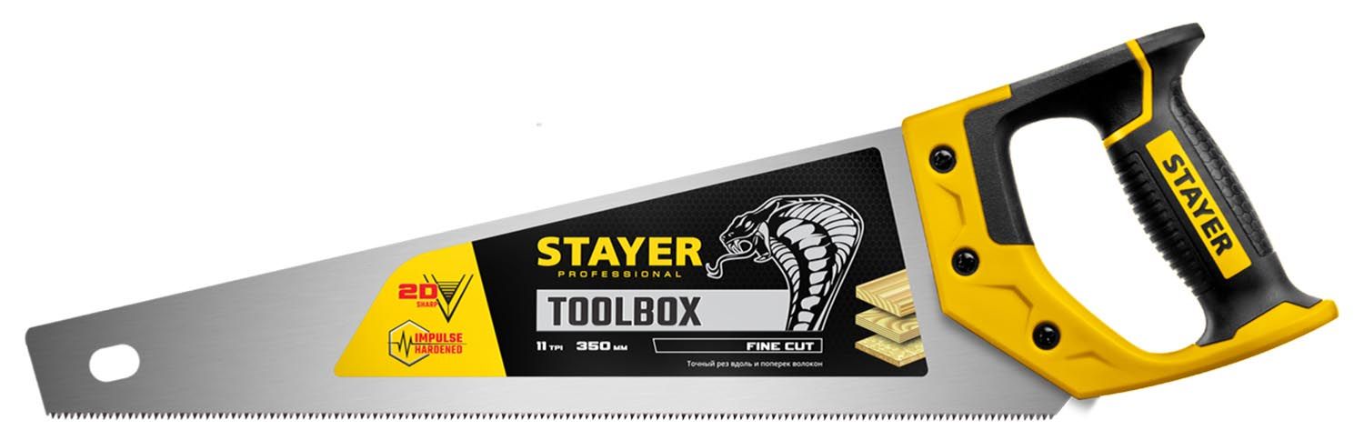 Ножовка многоцелевая 350 мм Cobra ToolBox Stayer 2-15091-45 - фото