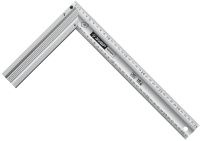 Угольник столярный жёсткий усиленный 350 мм ЗУБР Эксперт 34392-35, алюминий