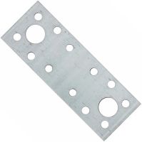 Крепежная пластина 100х40х2 мм KP, оцинкованная сталь