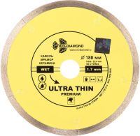 Диск алмазный отрезной сплошной ультратонкий 180х25,4 мм Trio-Diamond Ultra Thin UTW504