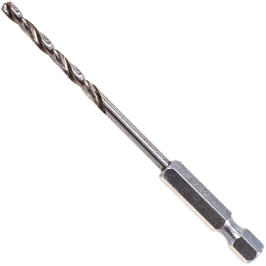 Сверло по металлу 8х117 мм, хвостовик 1/4" HSS FIT 34080 - фото
