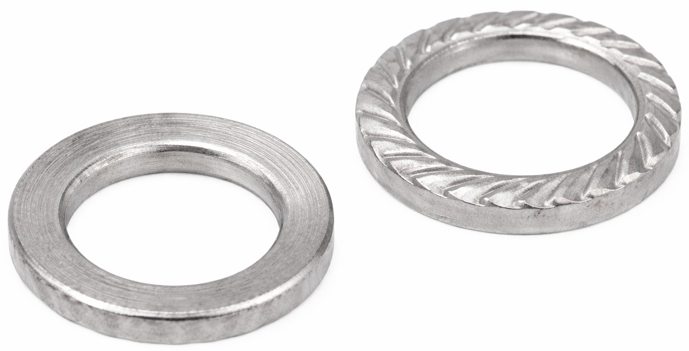 Шайба стопорная с насечками артикул 9268 тип Z для винтов с цилиндрической головкой, нержавеющая сталь А4 - фото