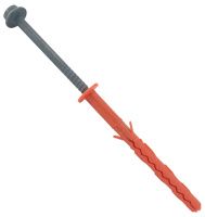 Дюбель 10х120 фасадный с увеличенной рабочей зоной и шурупом SW/TX40 с прессшайбой Mungo MBK-STBf 1120612F, полиамид