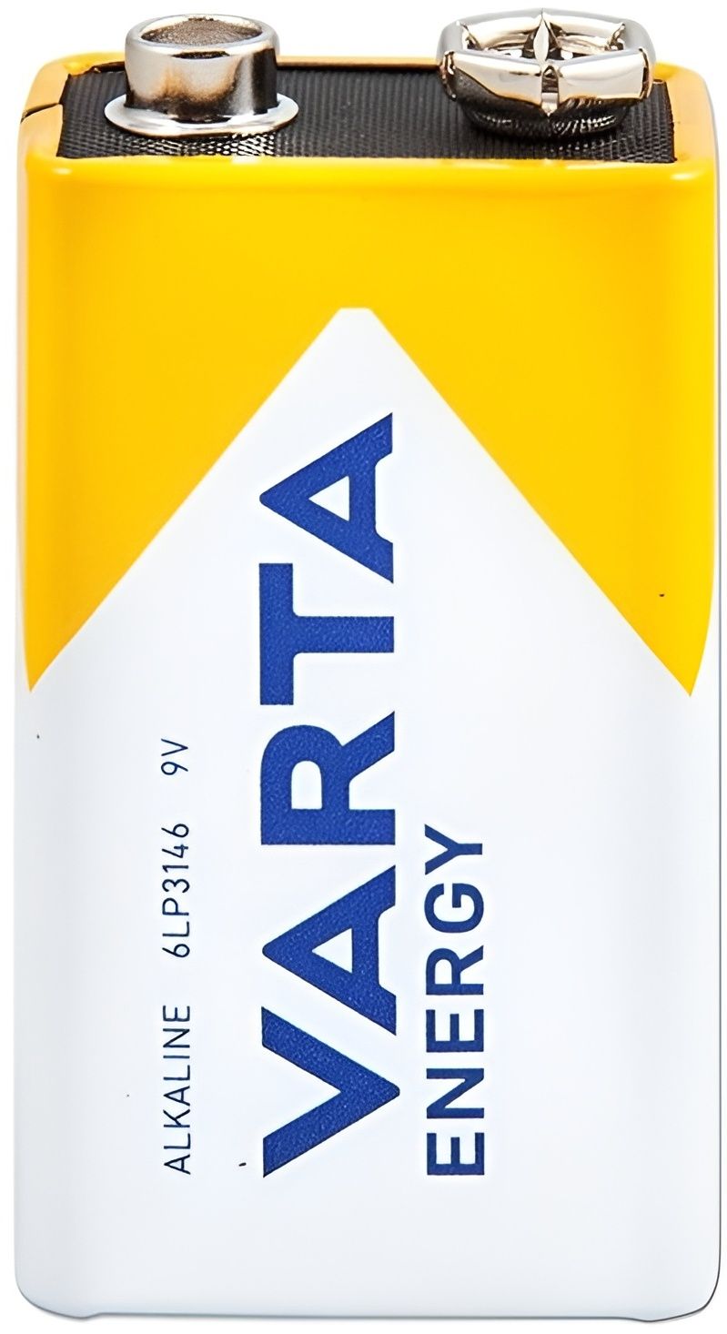 Батарейка щелочная 9V Varta Energy 4122229411, в блистере - фото