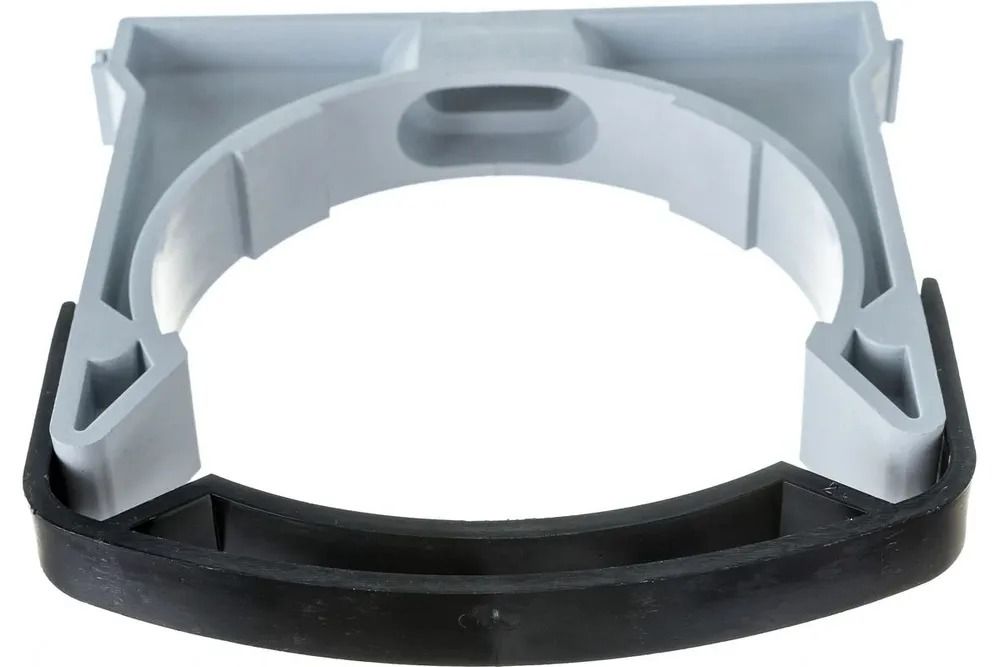 Клипса для труб 50 мм с фиксатором Росдюбель 17-0225, пластик - фото
