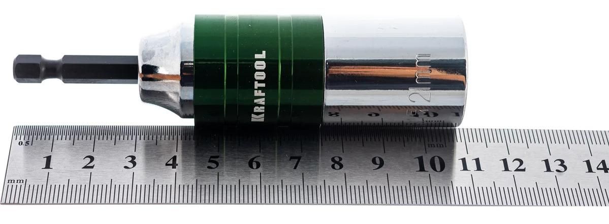 Бита с торцовой головкой 21 мм Kraftool 26397-21 - фото