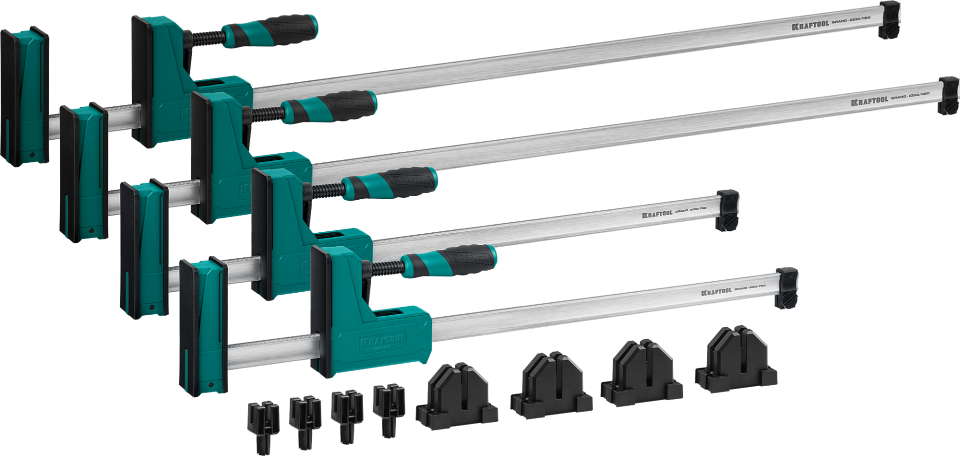 Изображение товара Набор корпусных струбцин и принадлежностей Grand SET-12 Kraftool 32240-H12