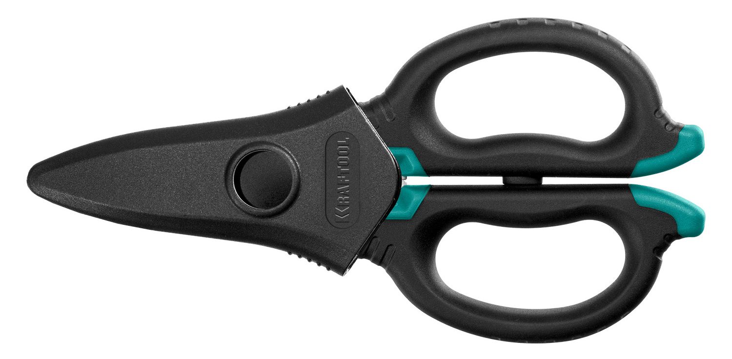 Ножницы электрика 4 в1 160 мм с чехлом Kraftool 23356 - фото