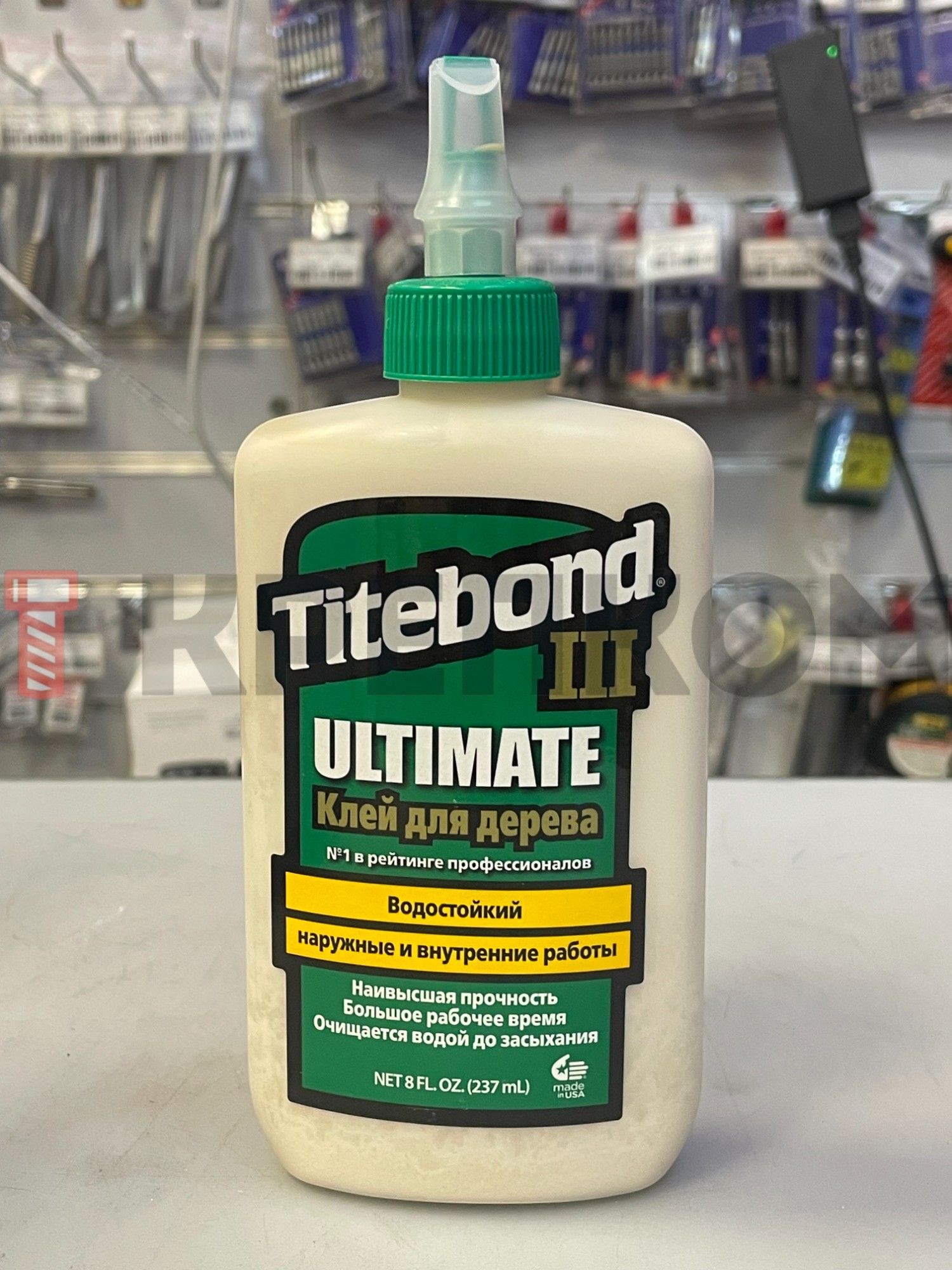 Клей для дерева повышенной влагостойкости Titebond III Ultimate Wood Glue, 237 мл - фото