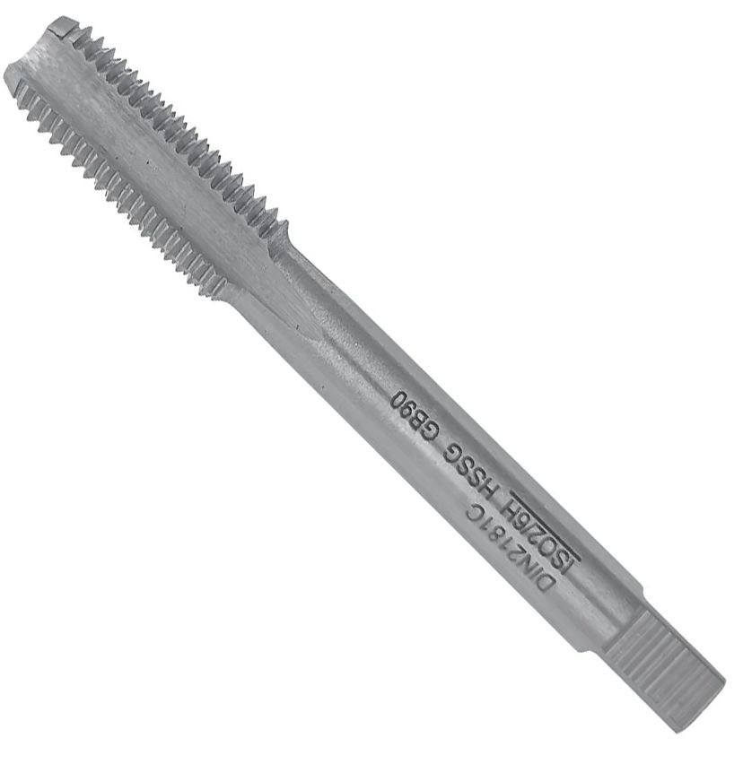 Метчик машинно-ручной мелкая метрическая резьба МF7х0,5 HSS-G DIN 2181 C GSR, B00220350 - фото
