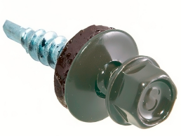 Изображение товара Саморез кровельный со сверлом 5,5х19 RAL 6007 бутылочно-зеленый