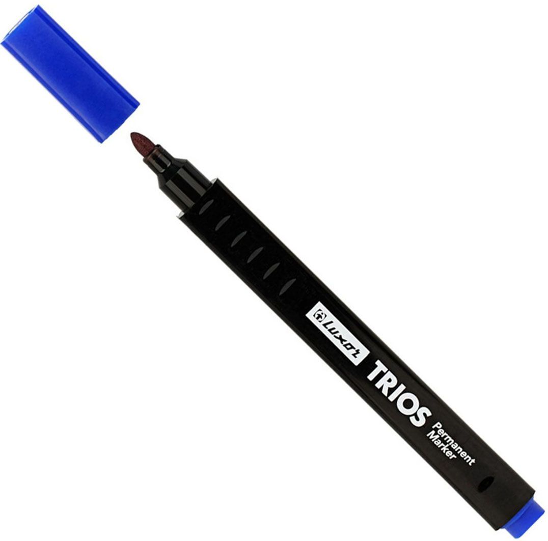 Маркер перманентный пулевидный 2,5 мм, "Trios" Luxor - фото