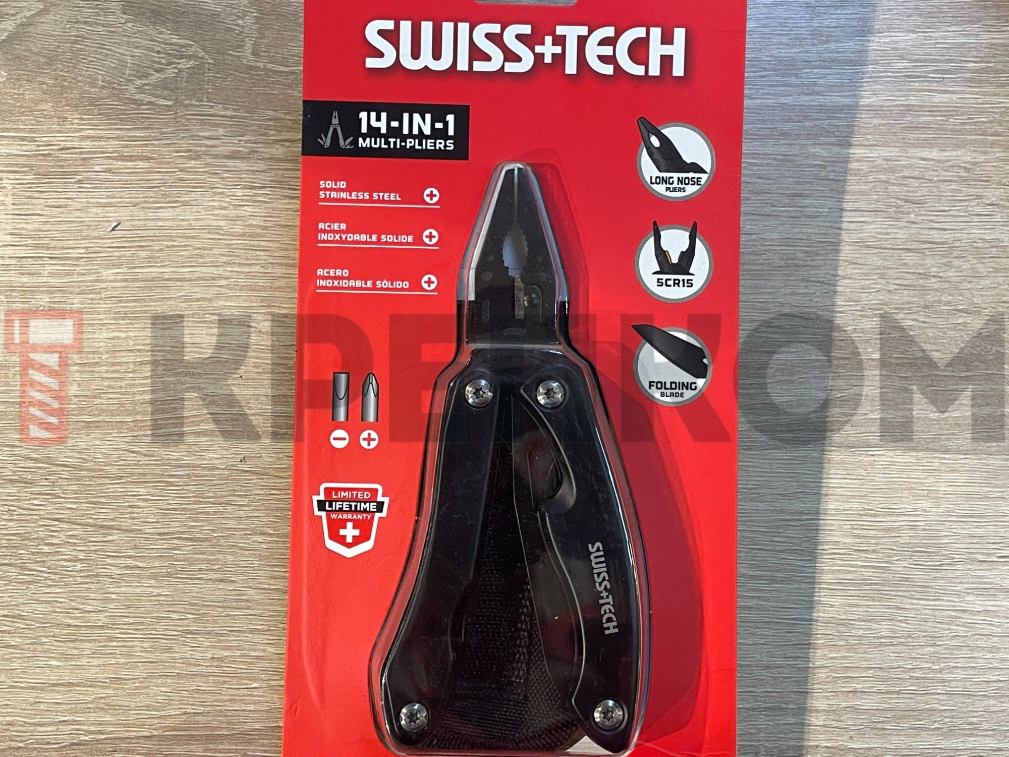 Пассатижи-мультитул 14 в 1 Swiss+Tech ST021002 - фото