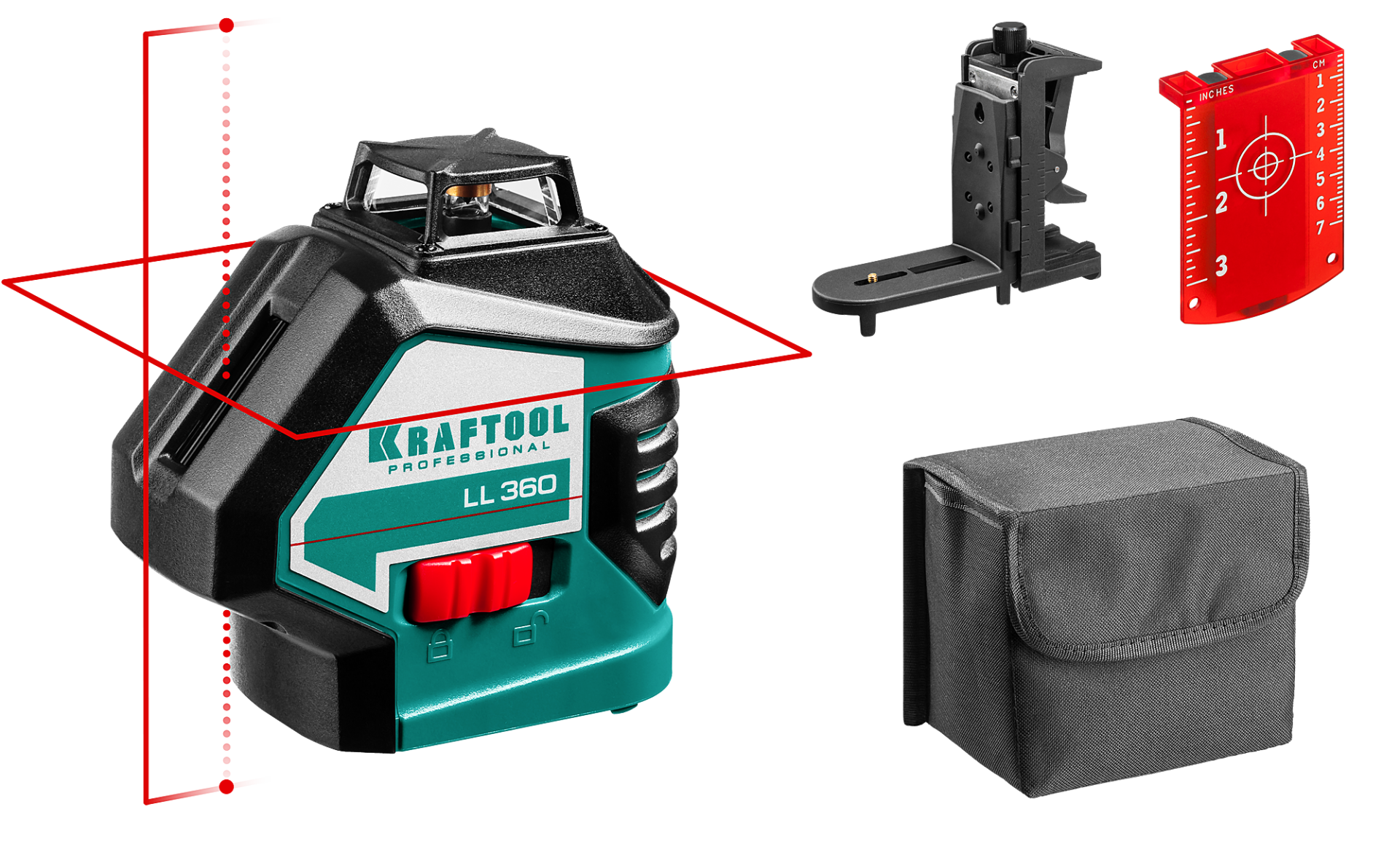 Нивелир лазерный LL360 #2 Kraftool 34645-2 - фото
