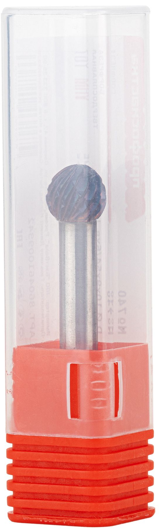 Борфреза твердосплавная UC Nano Blue 10х9х54 мм Профоснастка №740, форма D, 860461009542 - фото