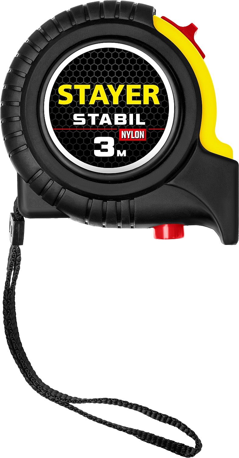 Рулетка измерительная 3 м х 16 мм Stayer Stabil Professional 34131-03 - фото