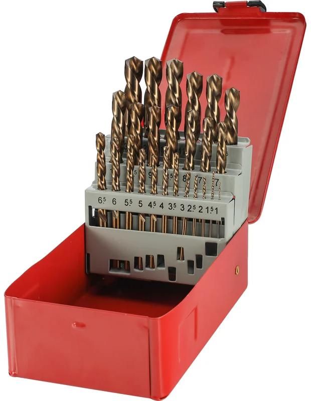 Изображение товара Набор сверл по металлу H-Tools 215215LiHT 25 шт с левым вращением 1-13 мм