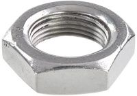 Гайка низкая с мелкой резьбой М16х1 DIN 439, нержавеющая сталь А2