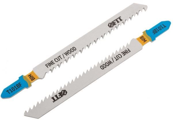 Полотно по дереву, шлифованные под свободным углом зубья, 100/74/2,5 мм T101BF FIT 40901, биметалл - фото