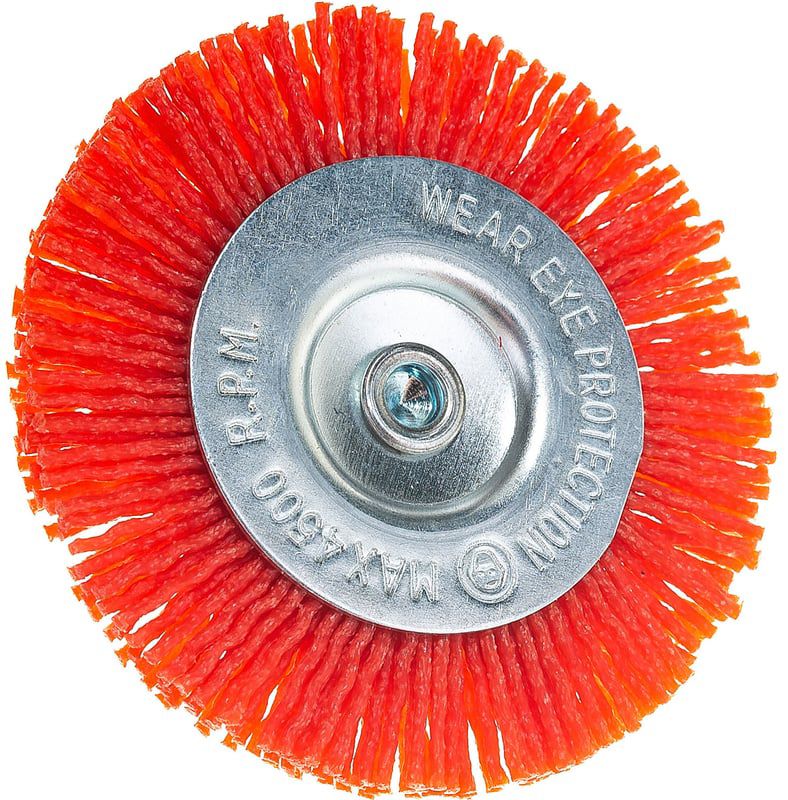 Корщетка-колесо 75 мм для дрелей FIT 38607 - фото