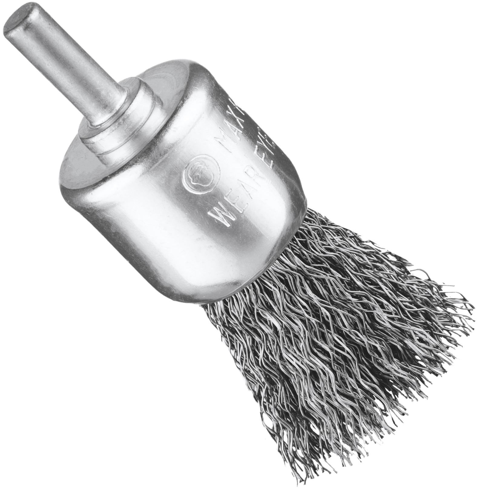 Щетка концевая гофрированная для дрели №1184 30 мм Blueshark 51184, сталь - фото