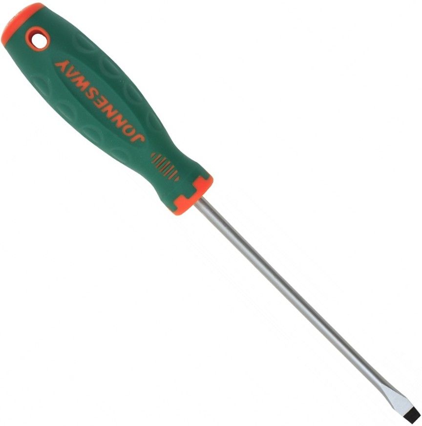 Изображение товара Отвёртка шлицевая SL8.0х150 мм Jonnesway ANTI-SLIP GRIP D71S8150 стандартная