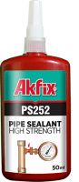 Клей-герметик высокотемпературный анаэробный резьбовой, высокой прочности 50 мл PS252 Akfix PS252_01