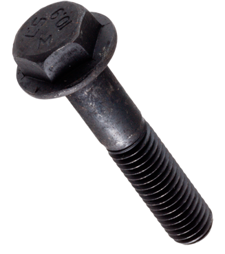 Болт с фланцем М12х1,25х45 DIN 6921 класс прочности 10.9, оксидированный - фото