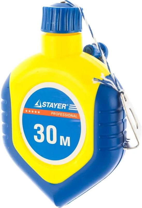 Шнур-отвес разметочный двухкомпонентный корпус шнур 30 м с краской Stayer Professional 2-06383-H2 - фото