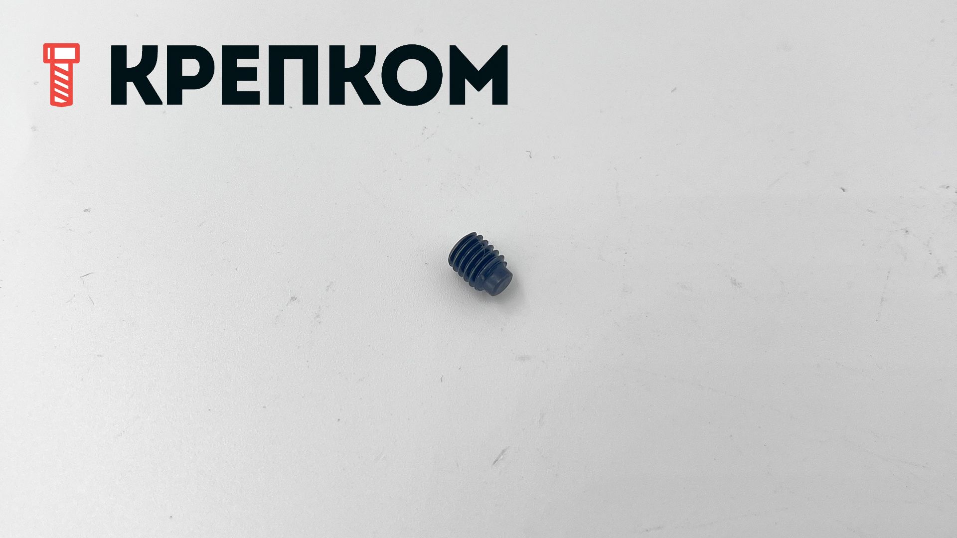 Винт установочный М6х8 DIN 915 (ISO 4028) с цапфой, сталь 45H - фото