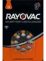 Батарейки для слухового аппарата Rayovac Acoustic Type 13, 8 шт в блистере