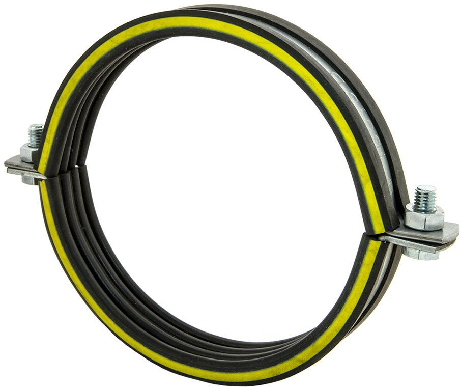 Хомут подвесной двойной MUPRO, оцинкованная сталь - фото