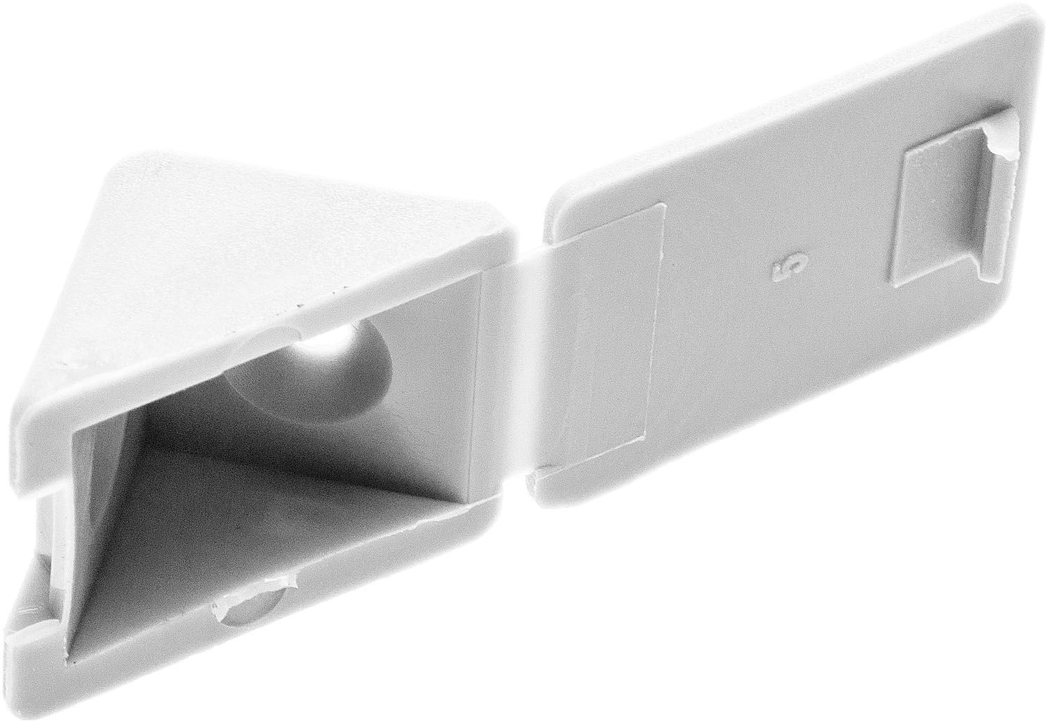 Уголок мебельный с саморезами 4x15 мм ЗУБР, 4 шт - фото