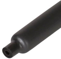 Трубка термоусаживаемая с клеевым слоем, не подавляющая горения 24/6 мм, 4:1 ТУТ К Raychman, черная