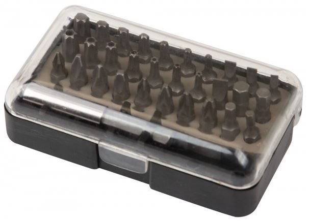 Набор бит с адаптером CrV FIT 57854, 31 шт  - фото