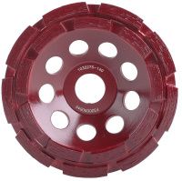 Чашка шлифовальная алмазная двухрядная по бетону 125 мм BG/M Messer 03-01-125