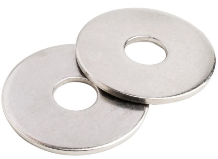 Шайба плоская М14 NFE 25-514 тип LL (WS9248), нержавеющая сталь А2 - фото
