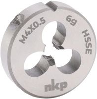 Плашка М20х1,5 мм HSSE DIN EN 22568 NKP 240202N, мелкая метрическая резьба