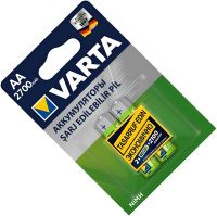 Аккумуляторы AA 2700 мАч Varta Rechargeable R2U 5706301402, в блистере 2 шт
