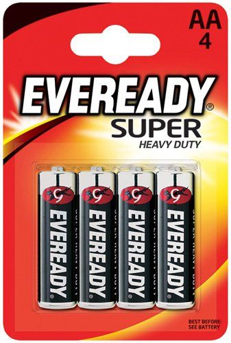 Батарейки Eveready Super Heavy Duty R6 BP4 (4 шт) - фото