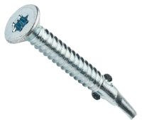 Саморез дерево-металл 6,3х100 мм, шлиц T30 Flugel Himtex, оцинкованная сталь