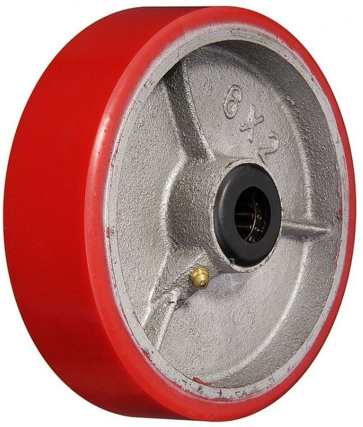 Колесо модель P большегрузное полиуретановое на ось (F) TOR - фото