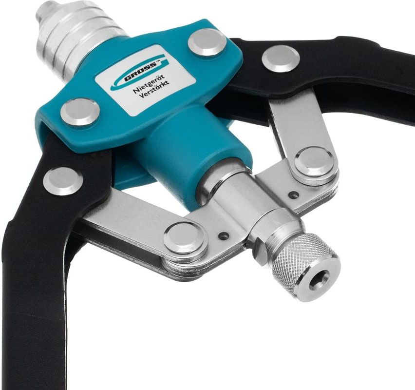 Заклепочник вытяжной двуручный 3.2-6.4 мм усиленный, Gross 40409 - фото