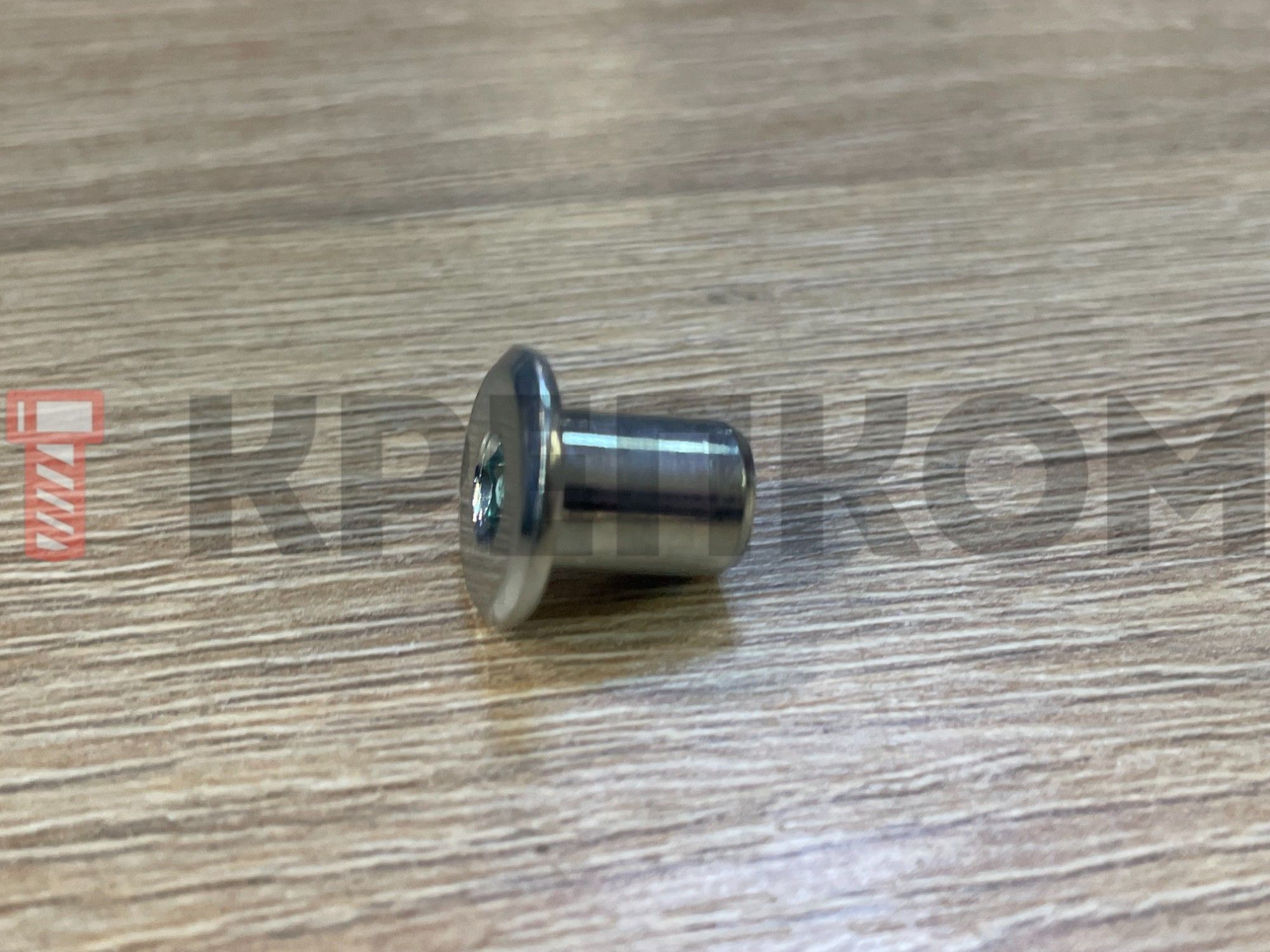 Гайка Эриксона вн/ш плоск. M 6 x 12 x 15 563 A0 оцинк - фото