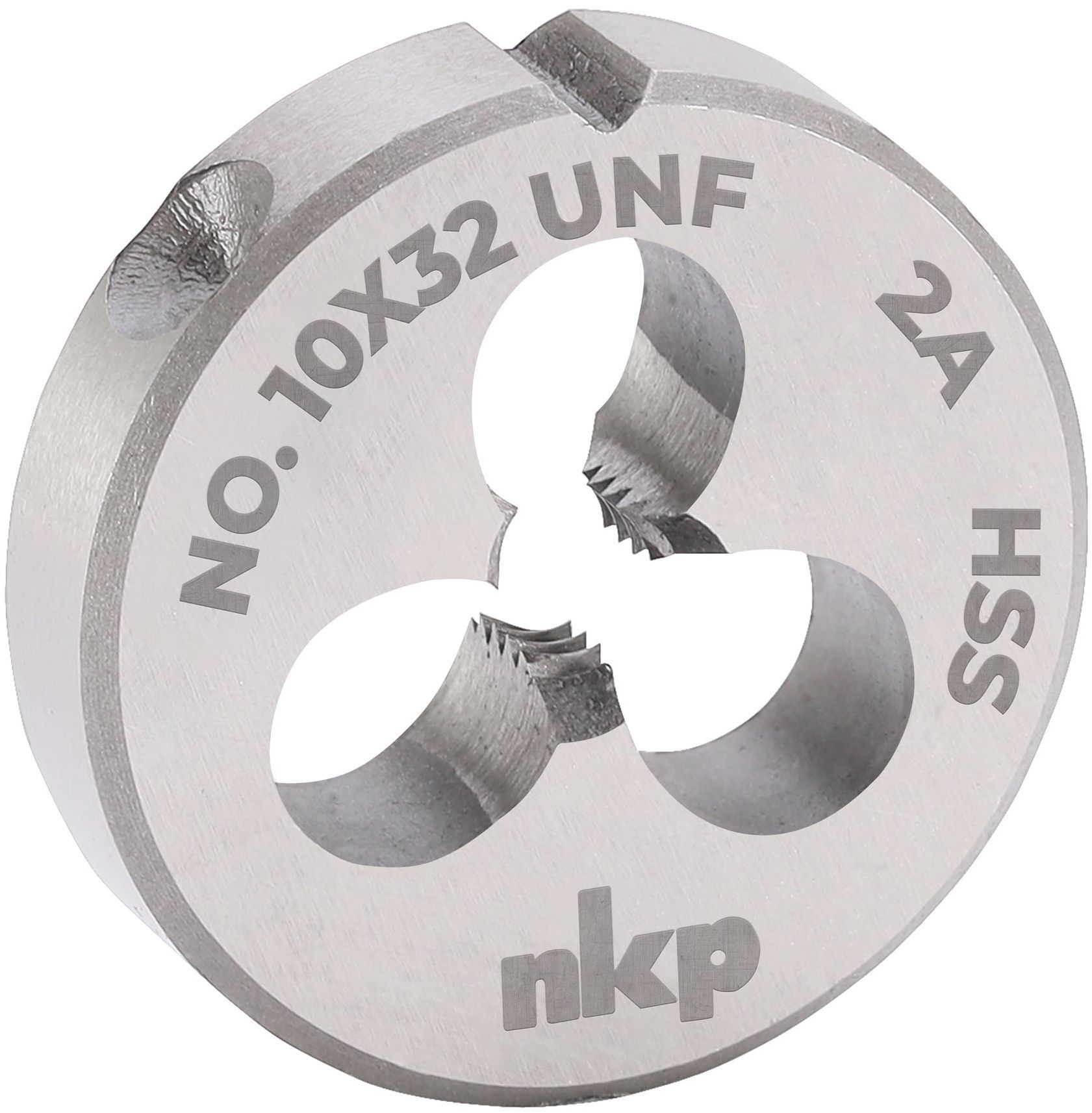 Плашка #10-32 HSS DIN EN 22568 NKP 246010N, мелкая дюймовая резьба UNF - фото
