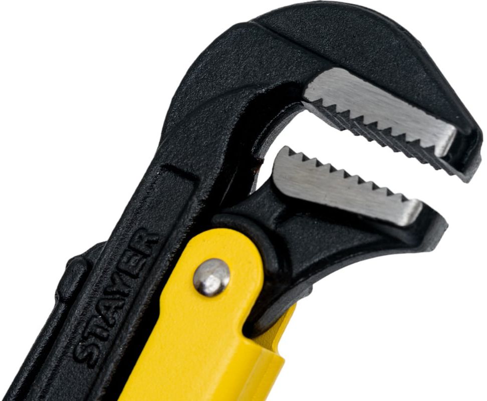 Ключ трубный рычажный с прямыми губками Hercules-L Stayer - фото