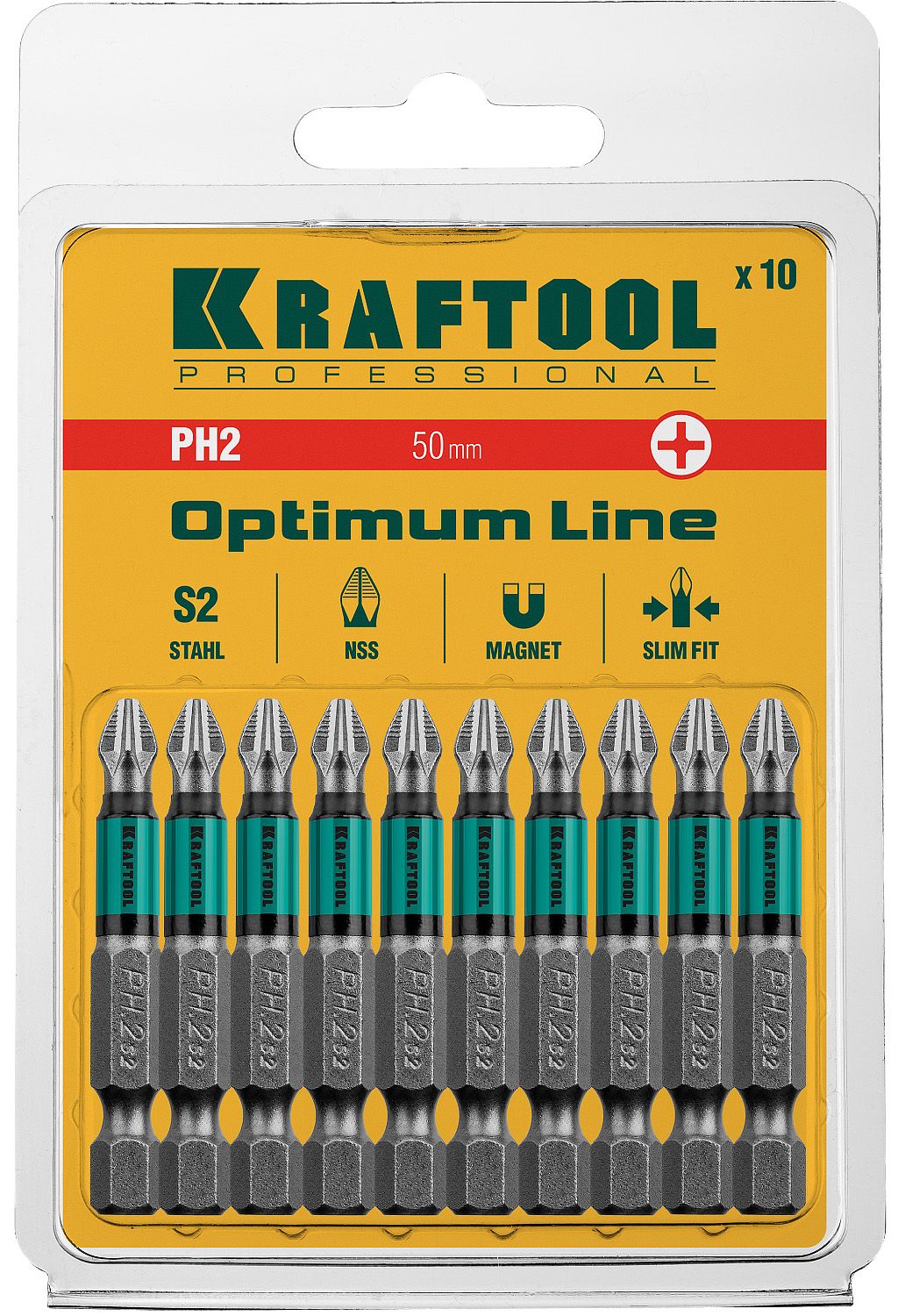 Набор бит PH Optimum Kraftool - фото